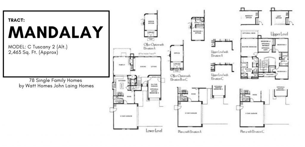 Mandalay Tract Floorsplans